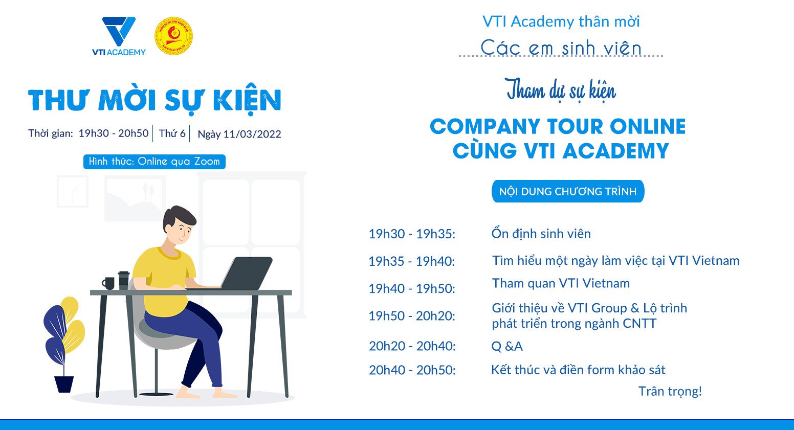 Company Tour online cùng VTI Academy