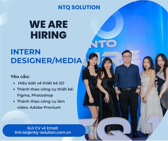 Công ty NTQ tuyển dụng thực tập sinh