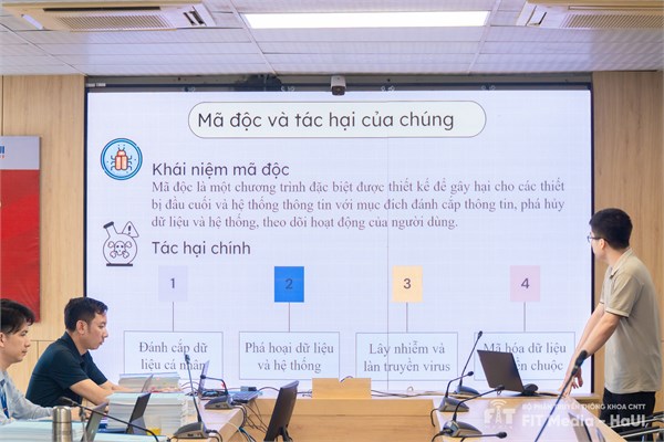 Lễ bảo vệ Đề tài Nghiên cứu Khoa học Sinh viên Khoa Công nghệ thông tin năm 2024