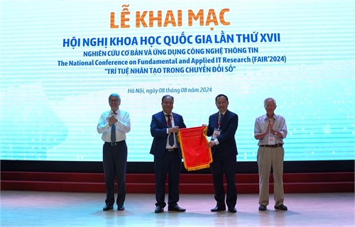 Hội nghị khoa học quốc gia lần thứ XVII (FAIR’2024) với chủ đề: “Trí tuệ nhân tạo trong chuyển đổi số”.