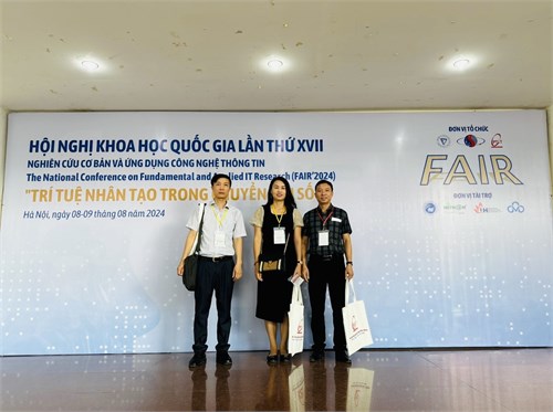 Hội nghị khoa học quốc gia lần thứ XVII (FAIR’2024) với chủ đề: “Trí tuệ nhân tạo trong chuyển đổi số”.