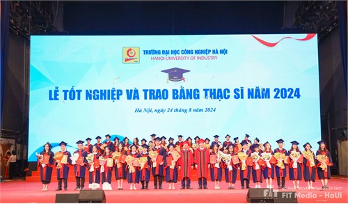 Lễ Tốt nghiệp và Trao bằng Tiến sỹ, Thạc sỹ, Kỹ sư, Cử nhân năm 2024 Trường Đại học Công Nghiệp Hà Nội