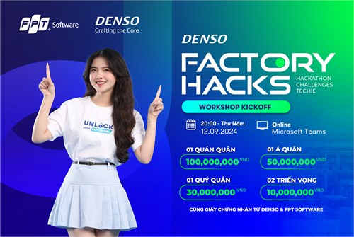 Workshop Kickoff Cuộc thi “Denso Factory Hacks 2024”