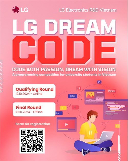 Hỗ trợ truyền thông cuộc thi LG Dream Code 2024