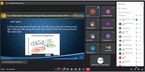 Hội thảo Ứng dụng của thuật toán k-NN trong nhận dạng hình ảnh và dự đoán thị trường