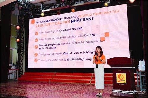 Sinh viên ngành IT HaUI hào hứng tiếp cận thị trường ICT Nhật Bản