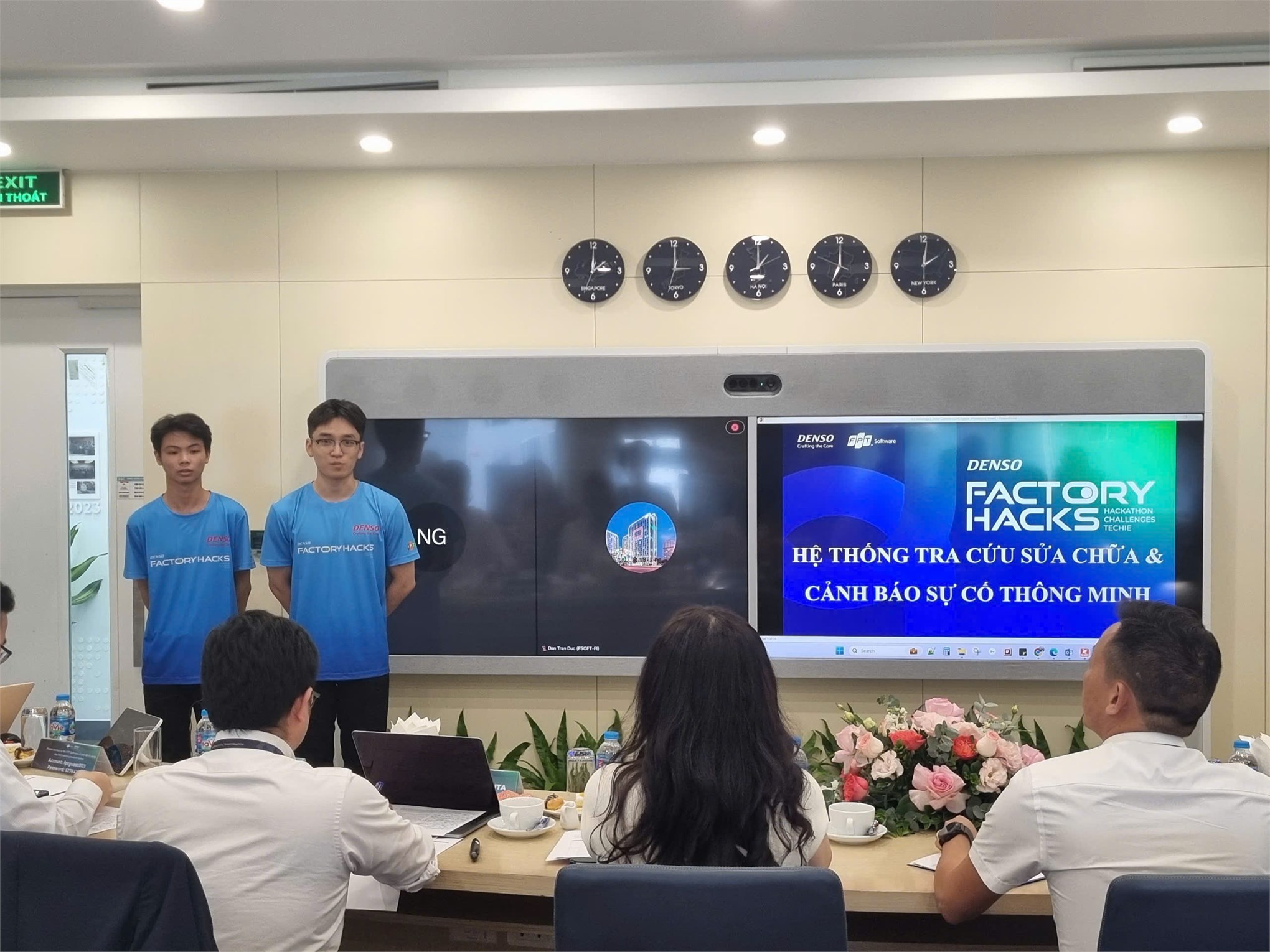 Sinh viên Khoa Công nghệ thông tin đạt Top 10 dự án xuất sắc Cuộc thi Công nghệ Denso Factory Hacks năm 2024