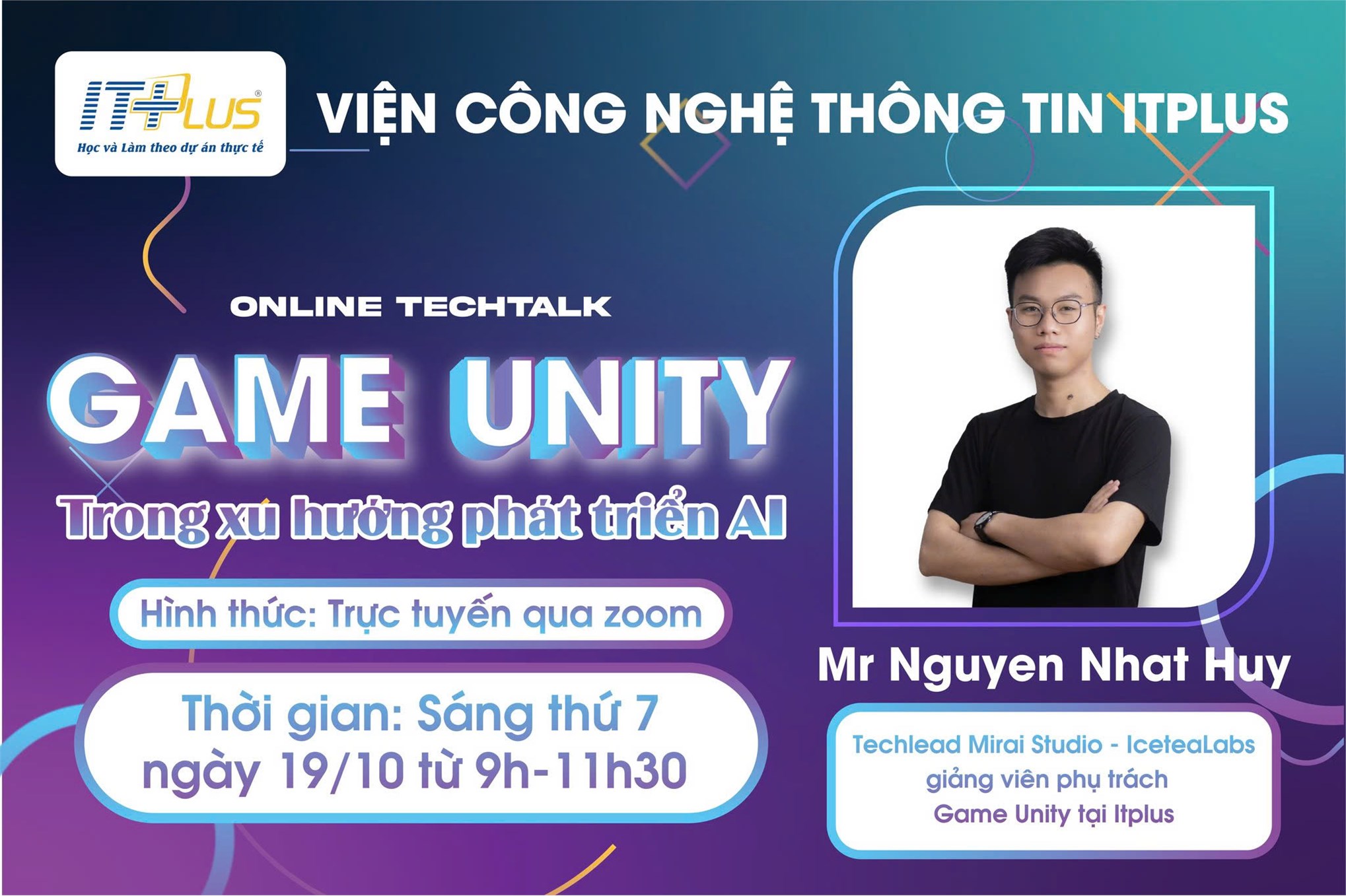 TECHTALK (ONLINE): `Game Unity trong xu hướng phát triển AI`