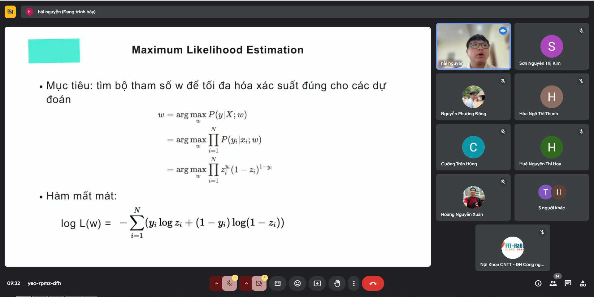 Seminar chuyên ngành khoa CNTT “Tìm hiểu về logistic regression”