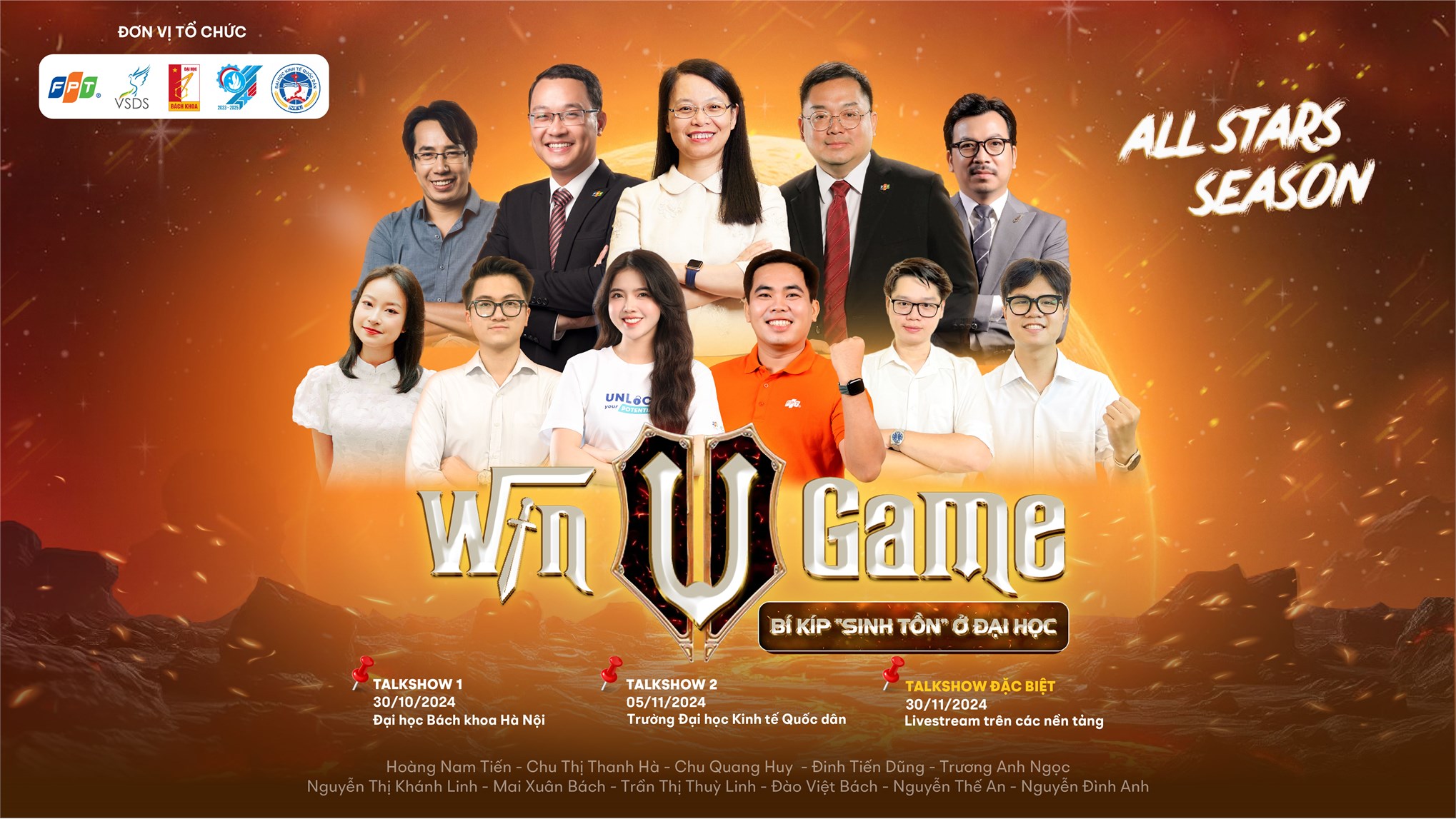 Talkshow: WIN “U” GAME 4 - BÍ KÍP “SINH TỒN” Ở ĐẠI HỌC