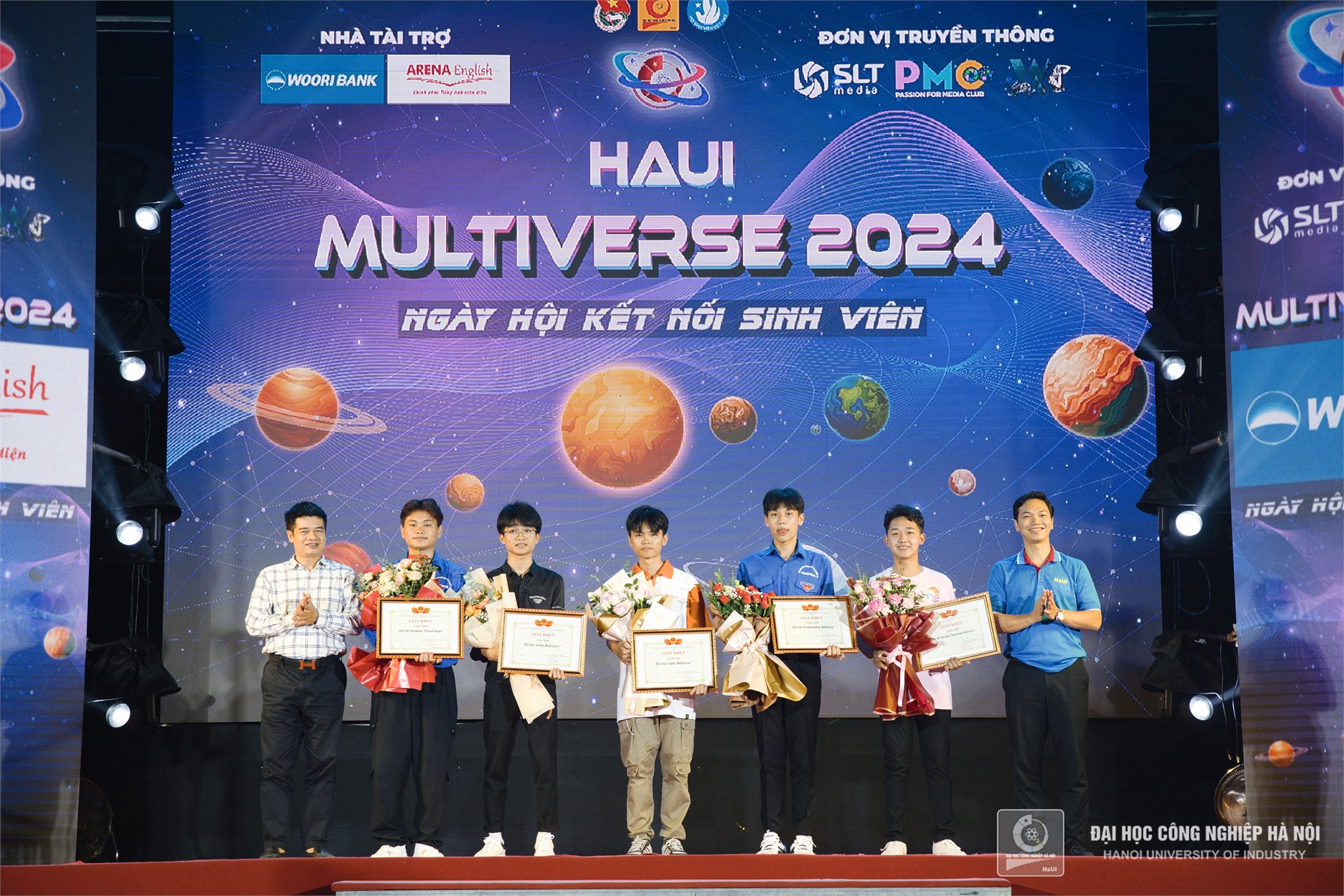 Sinh viên Khoa Công nghệ thông tin đạt giải tại các phần thi Ngày hội kết nối sinh viên `HaUI Multiverse 2024`