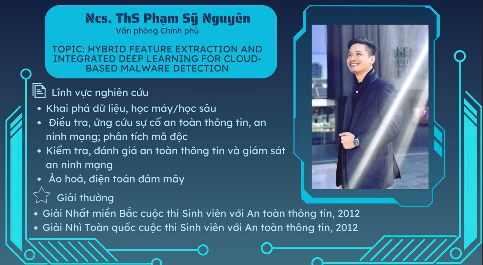 Seminar chuyên ngành khoa CNTT “Hybrid feature extraction and integrated deep learning for cloud based malware detection workshop”