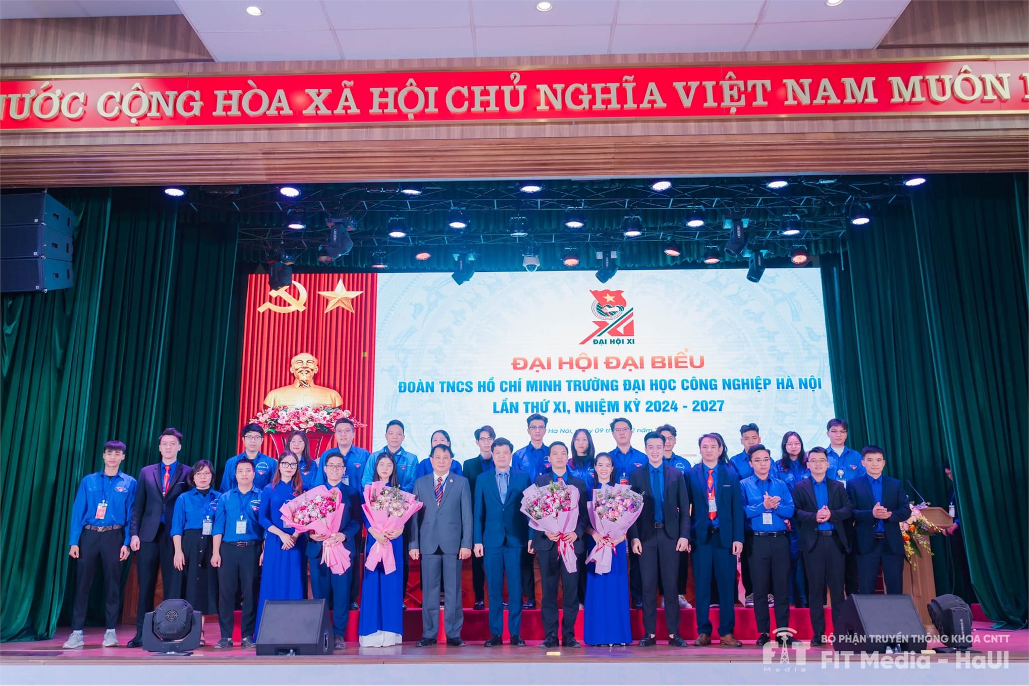 Đại hội Đại biểu Đoàn TNCS Hồ Chí Minh Trường ĐH Công Nghiệp Hà Nội lần thứ XI nhiệm kỳ 2024-2027