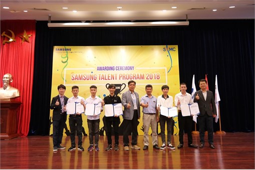 Lễ trao học bổng tài năng Samsung STP đợt 1 năm 2018