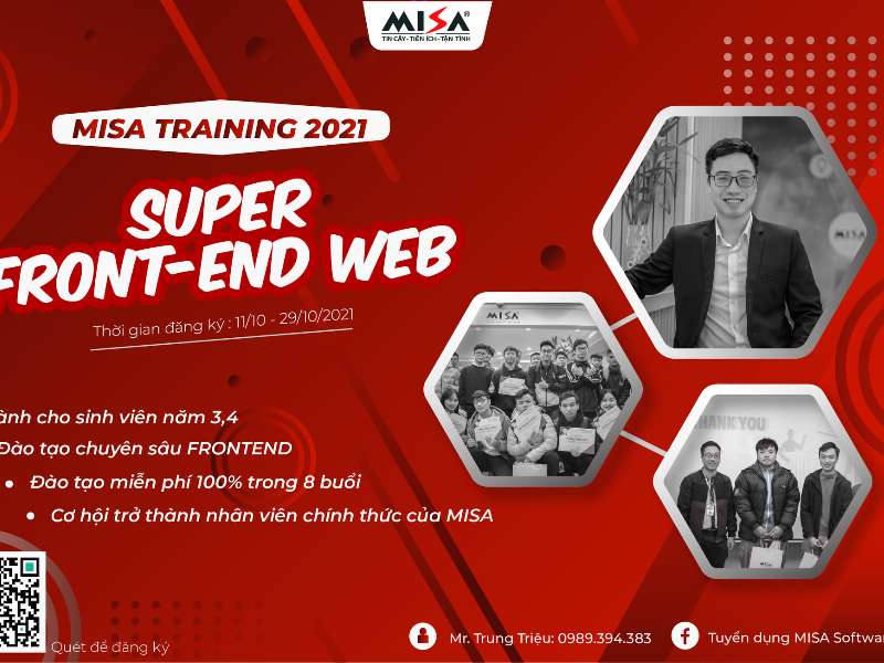 Khóa đào tạo Misa super Front-end Web 2021