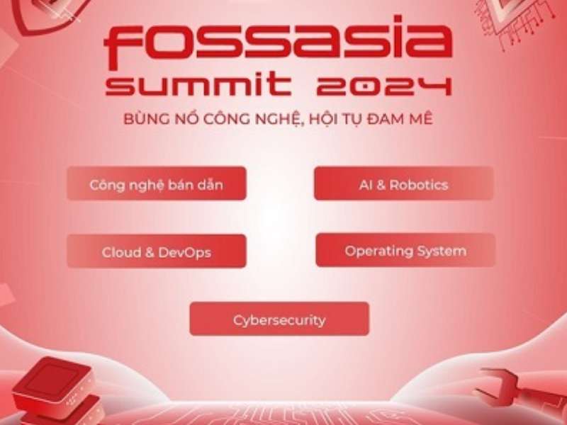 Đăng ký tham gia Hội nghị thượng đỉnh Nguồn Mở Châu Á - FOSSASIA Summit 2024 tại Hà Nội