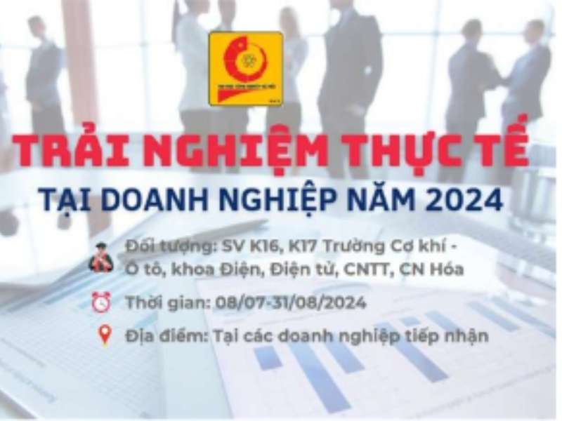 Chương trình trải nghiệm thực tế tại Doanh nghiệp năm 2024