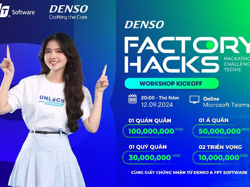 Workshop Kickoff Cuộc thi “Denso Factory Hacks 2024”