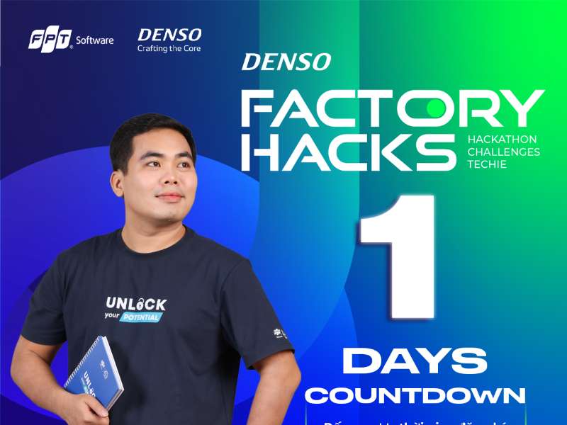 Countdown 24h đóng đơn Đăng ký Cuộc thi “Denso Factory Hacks 2024”