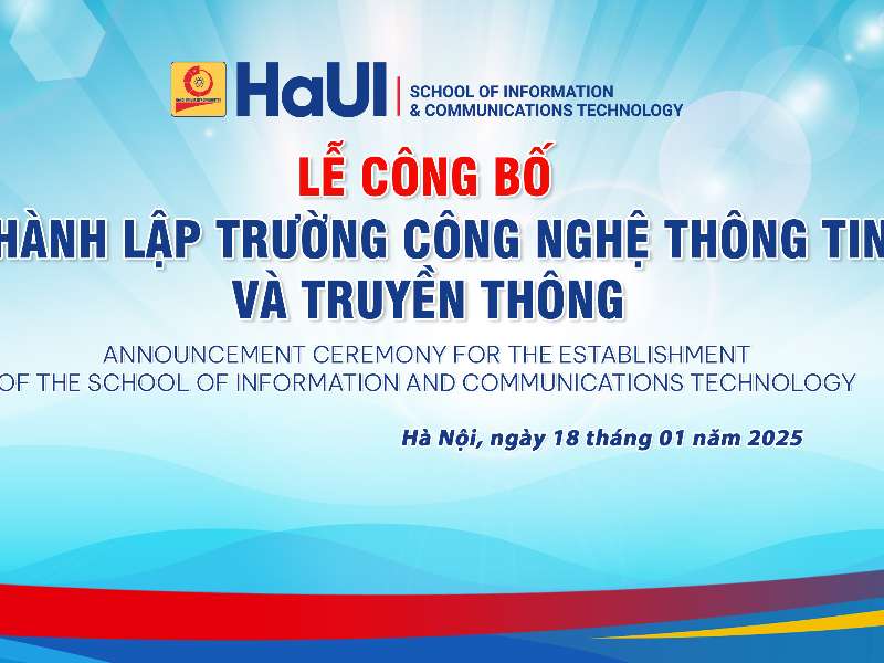 LỄ CÔNG BỐ THÀNH LẬP TRƯỜNG CÔNG NGHỆ THÔNG TIN VÀ TRUYỀN THÔNG VÀ BỔ NHIỆM VIÊN CHỨC QUẢN LÝ.